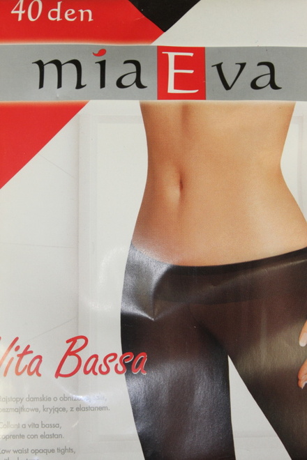 Vita Bassa Mia Eva - pančuchové nohavice - 40 den čierna veľkosť: L