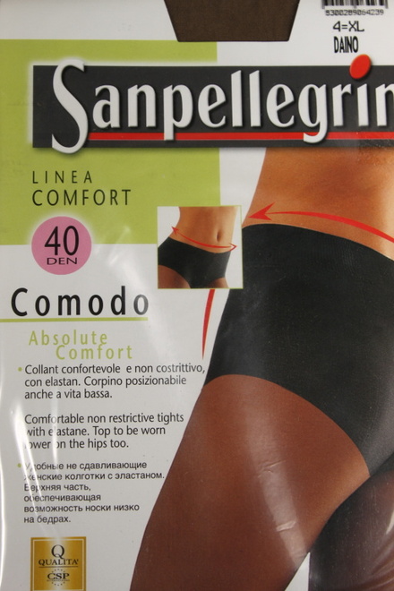 Linea Comfort Comodo - pančuchové nohavice - 40 den čierna veľkosť: L