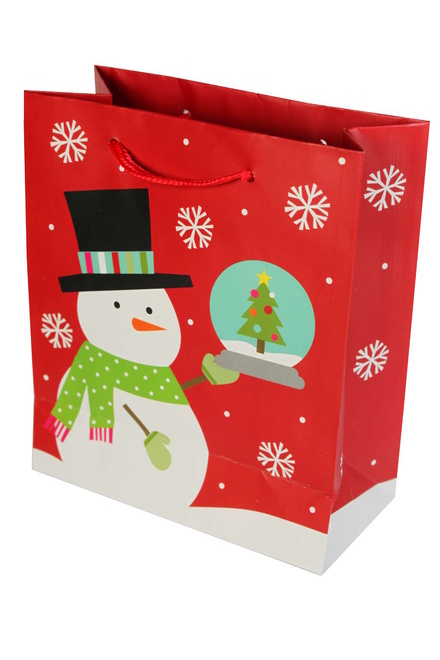 Snehuliak darčeková taška 19x16,5x8 cm