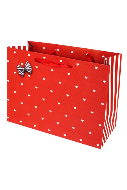 Červená darčeková taška 15,5x19,5x8,5 cm 
