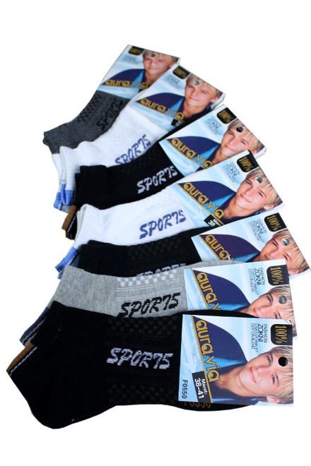 Sport 75 členkové ponožky biela veľkosť: 11-12 rokov