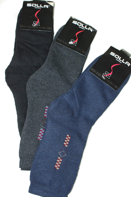 Juko Solla teplé ponožky - 3balenie MIX veľkosť: XL