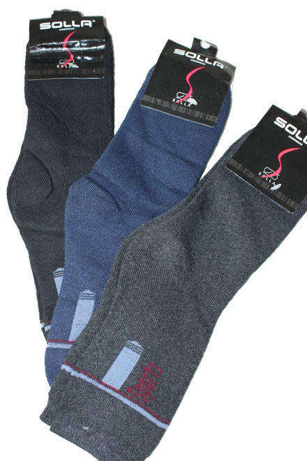 Jowe Solla teplé ponožky - 3balenie MIX veľkosť: L