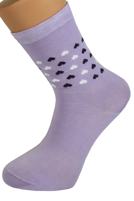 Dámske ponožky so srdiečkami 3pack MIX veľkosť: 35-38