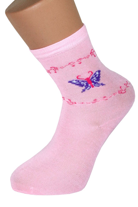 Dámske ponožky s motýľom 3Pack MIX veľkosť: 35-39