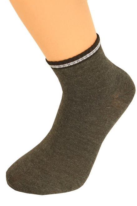 Nízke bavlnené ponožky pre mužov 3 páry