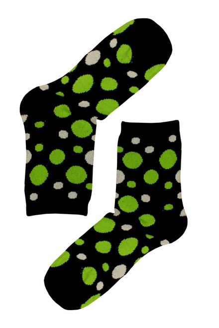 Ponožky veľká bodka čierna veľkosť: 35-39