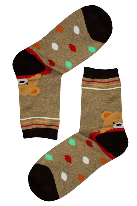 Happy Bear veselá ponožka čierna veľkosť: 35-38