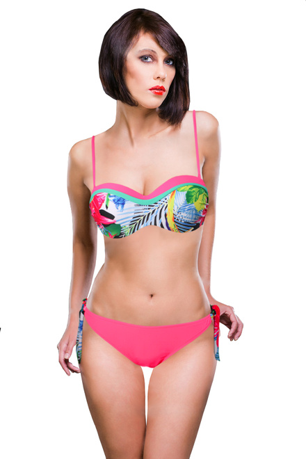 Tropica neónové plavky žiarivá ružová veľkosť: 40