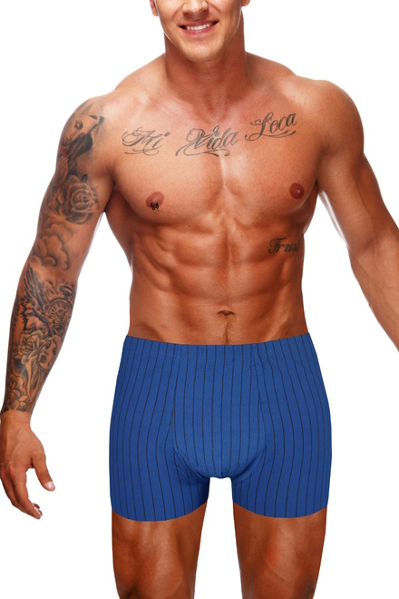 Travis Blue bavlnené boxerky modrá veľkosť: 3XL