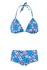 Aqua E plavky so sukničkou modrá veľkosť: XS