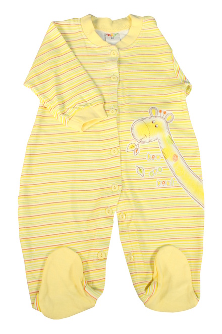 Baby Yellow mimi overal žltá veľkosť: 0-3 mes