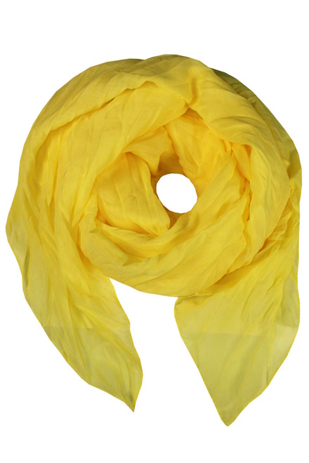 Dion letný šál jednofarebný žltá
