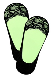 Čipkované skryté ponožky do baleríniek WS911 - 2páry