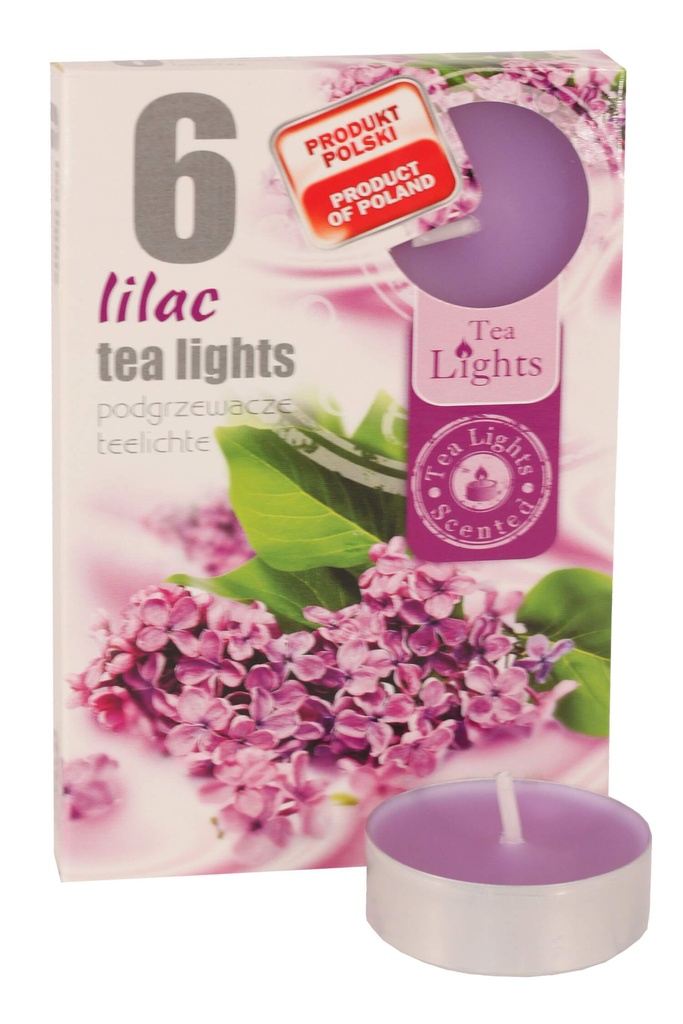 Lilac - 6 kusov vonných sviečok