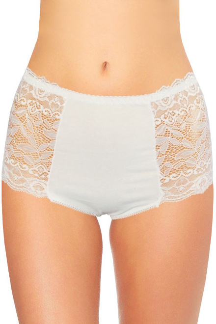 Daisy brazilske nohavičky čipkované biela veľkosť: L