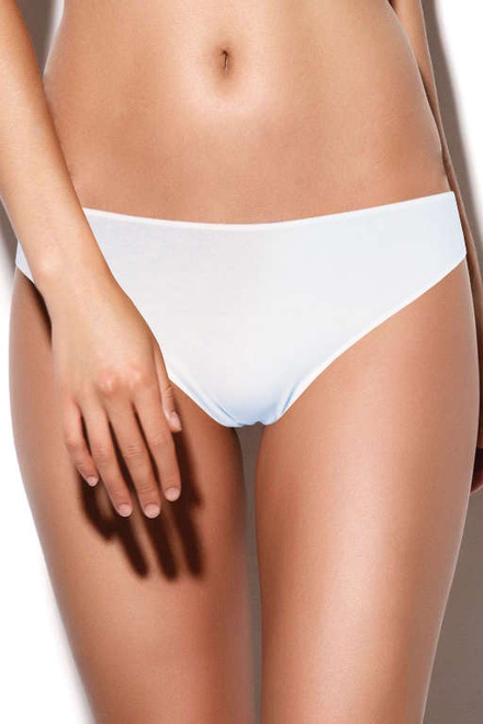 Janessa bavlnené nohavičky brazilky 3 ks biela veľkosť: L