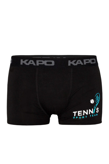 Rafael Kapo tenis boxerky - dvojbal tmavo šedá veľkosť: 3XL