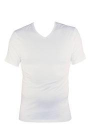 3D Flex pánske tričko do V bavlna s elastanom S85