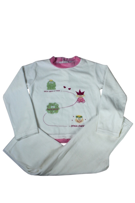 Sweet Froggie pyžamko krémová veľkosť: 3-4 roky