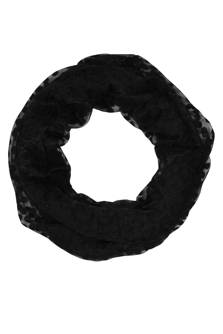 Bariga čierny kruhový šál