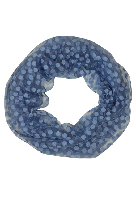 Bariga modrý kruhový šál