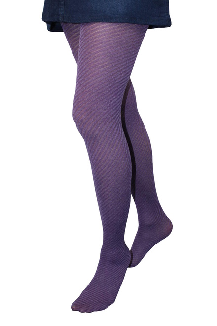 Midday 60 DEN - pančuchové nohavice fialová veľkosť: L