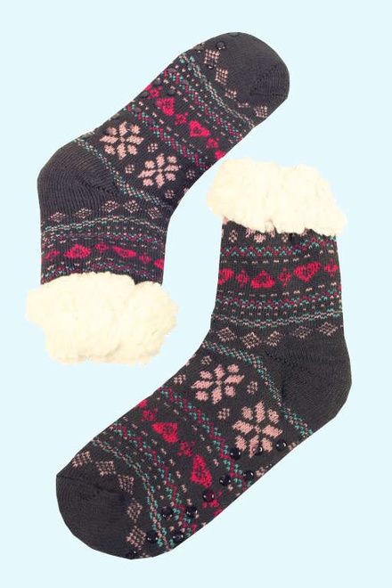 Zdravotné maxi hrejivé domáce ponožky