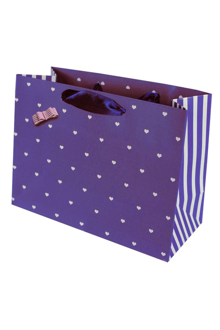 Modrá darčeková taška 15,5x19,5x8,5 cm