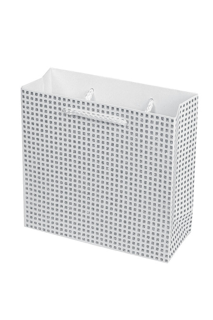 Little Cube biela darčeková taštička 14x14 cm