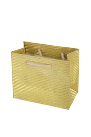 Zlatá darčeková taška na 1 ks bielizne