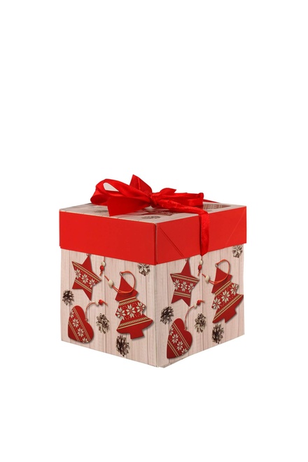 Vianočná darčeková krabička malá 10,5 cm