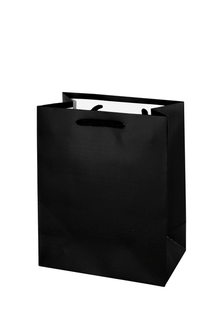 Darčeková taštička čierna 14x18x8 cm