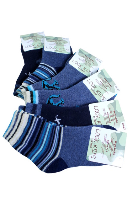 Boys Sock ponožky tmavo modrá veľkosť: 3-4 roky