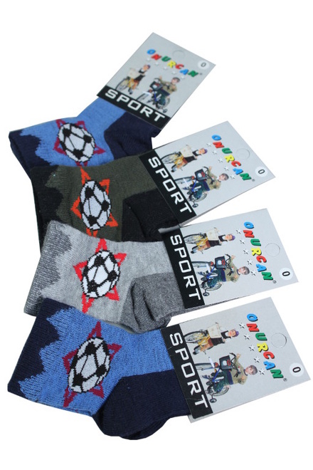 Little Football Socks tmavo modrá veľkosť: 0-1 rok