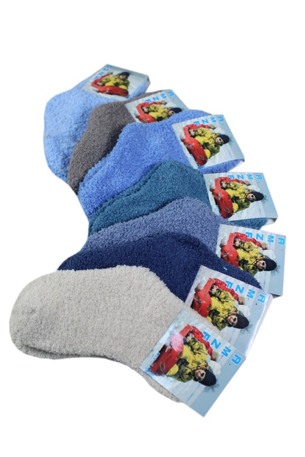 A.M.F.Z. detské ženilkové ponožky modrá veľkosť: 5-6 rokov