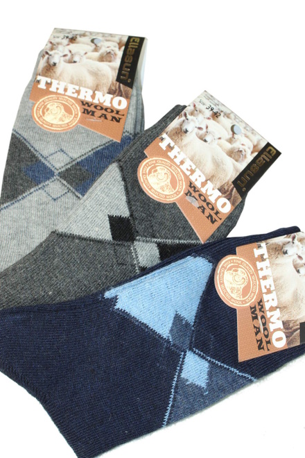 Wool Man thermo ponožky- balenie 3ks MIX veľkosť: L
