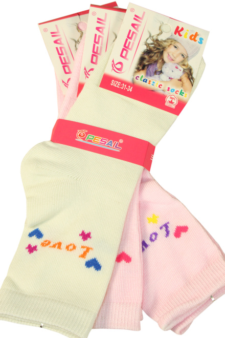 Kids Love ponožky - 3Pack MIX veľkosť: 3-4 roky