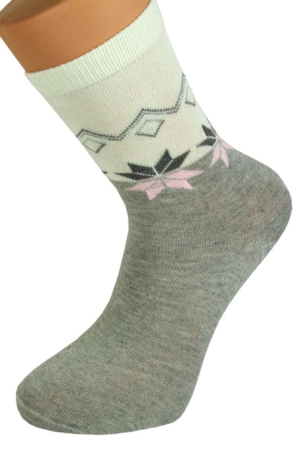 Dámske bavlnené ponožky 3Pack MIX veľkosť: 35-38