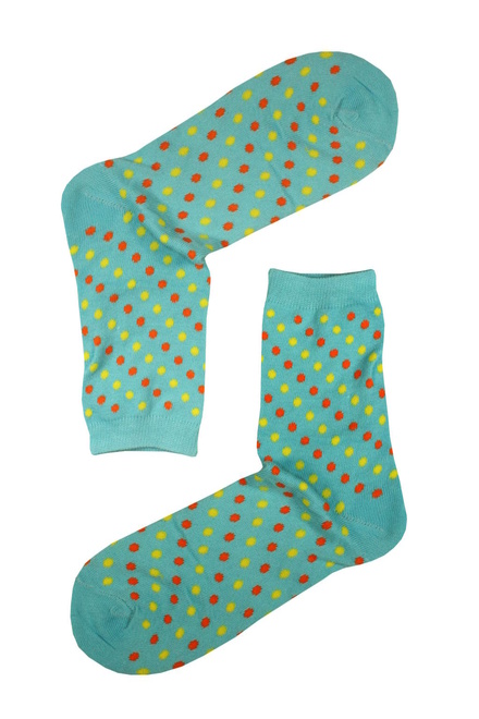 Ponožky malá bodka svetlomodrá veľkosť: 35-39
