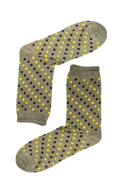 Ponožky malá bodka šedá veľkosť: 35-39