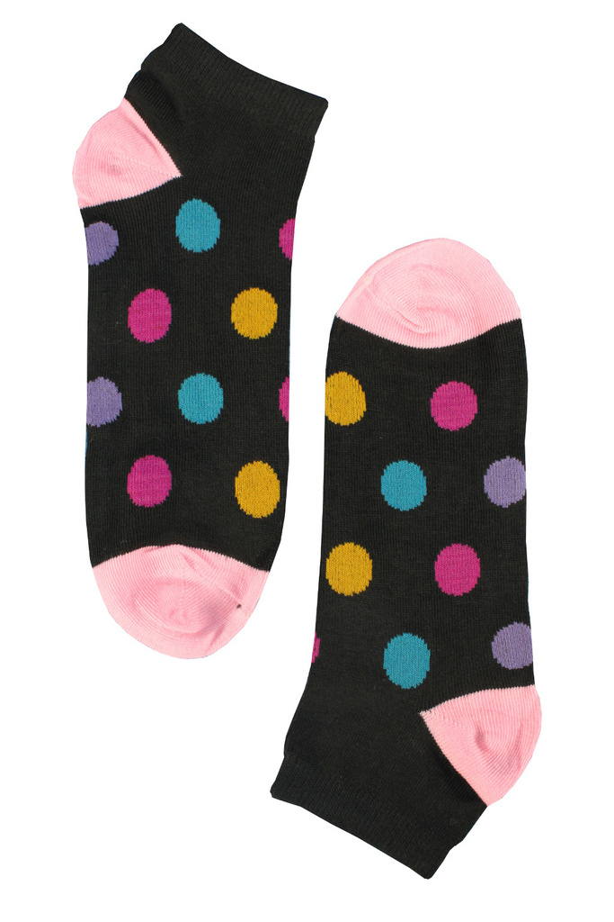 Happy ponožky s farebnými bodkami
