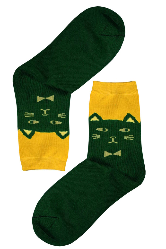 Veselé ponožky mačička