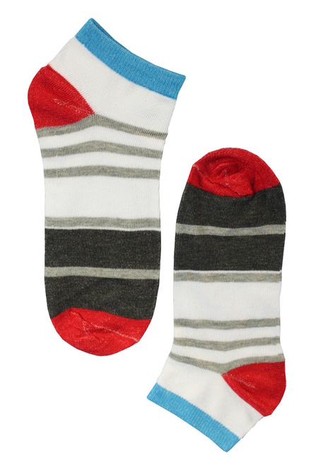 Farebné členkové ponožky 3 páry MIX veľkosť: 35-38