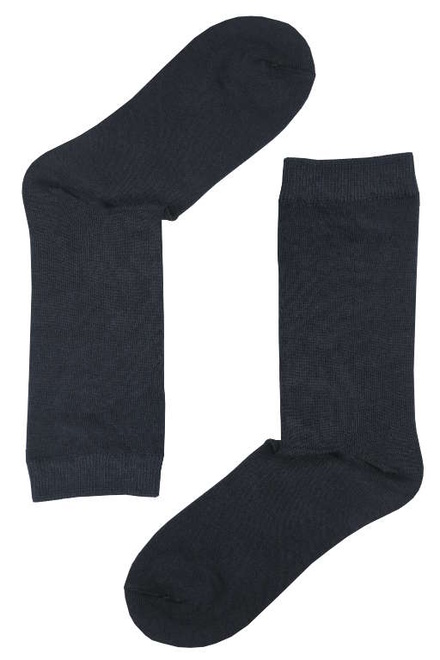 Dámske jednofarebné bambusové ponožky čierna veľkosť: 35-38
