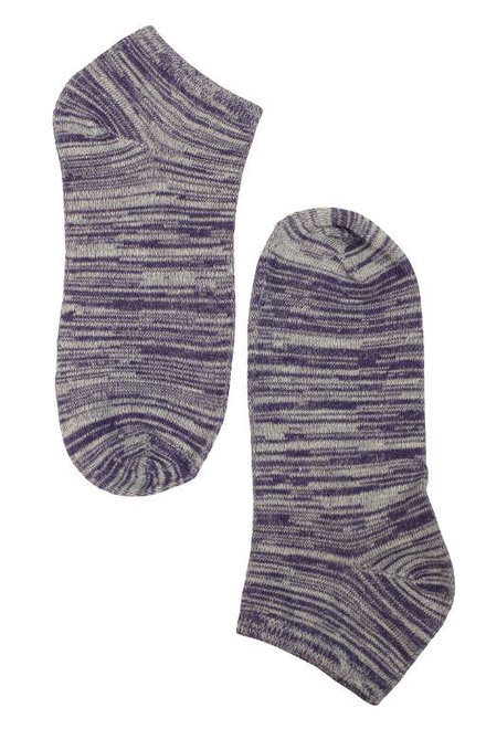 Dámske žíhané bavlnené ponožky