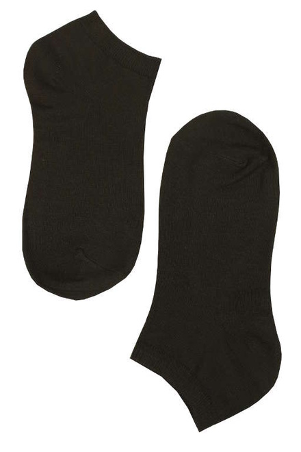 Dámske členkové ponožky 3 páry čierna veľkosť: 35-38