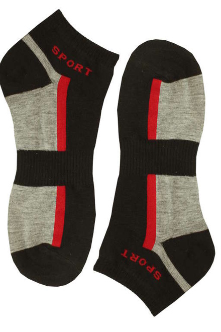 Športové pánske členkové ponožky 3 páry MIX veľkosť: 40-44