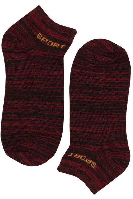 Dámske žíhané členkové ponožky svetlomodrá veľkosť: 35-38