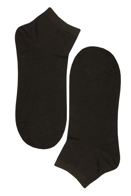 Pánske bavlnené ponožky krátke 3Pack čierna veľkosť: 40-43